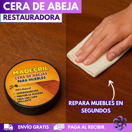 Cera de Abeja Restauradora 🪵 🐝